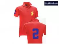 polo tee shirt -grande polo sleeve short hommes femmes rouge bleu or